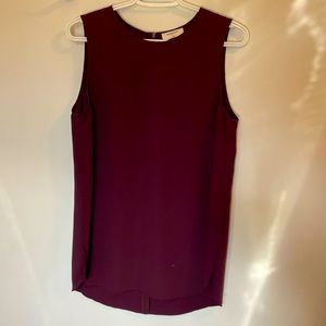 Aritzia Babaton sleeveless Wieland blouse in cardamom